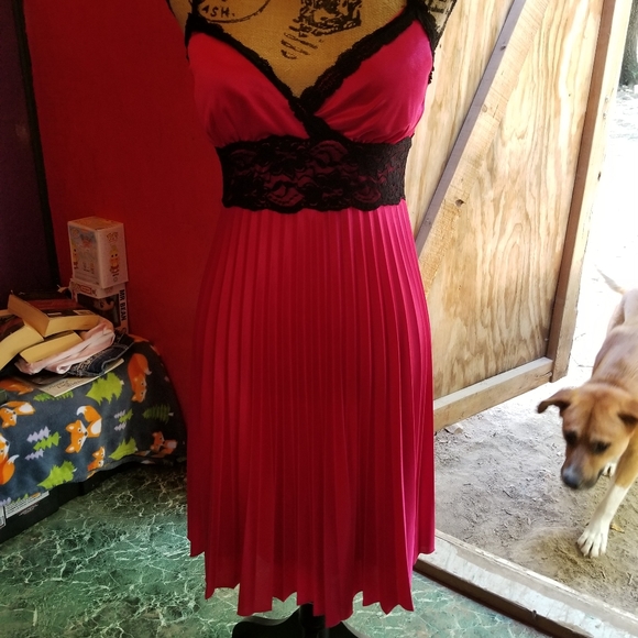 Windsor pink pleated dress - Picture 8 of 8